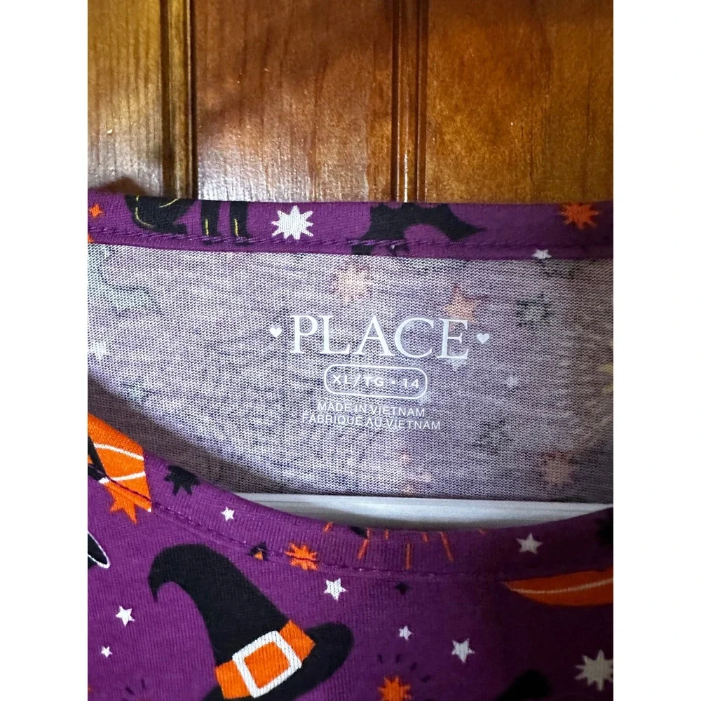 The Children's Place Halloween Print‎ Long Sleeve Shirt Girls XL (14)